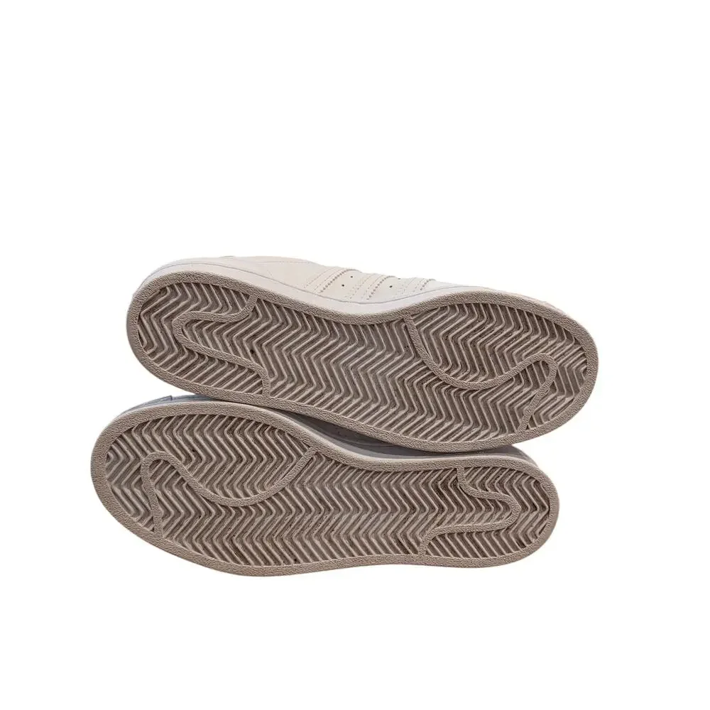 Adidas Superstar Womens 7.5 White‎ Leather Shell Toe Sneakers FW2294